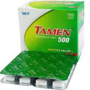 Tamen 500 mg - 10's Strip Tablet icon