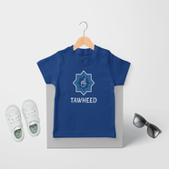 Tawheed Exclusive Half Sleeve Navy Blue T-Shirt (ASL-1) image