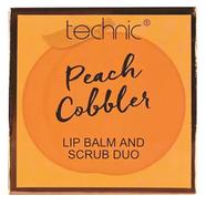 Technic Lip Scrub and Balm Duo - Peach Cobbler - 42462