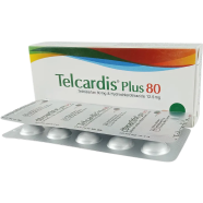 Telcardis Plus 80mg 12.5mg Tablet 10's Strip icon