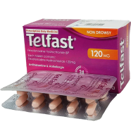 Telfast120 mg 10's Strip Tablet icon