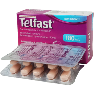 Telfast 180 mg 10's Strip Tablet icon