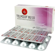 Telmidip 10 mg, 80 mg Tablet 10'S Strip