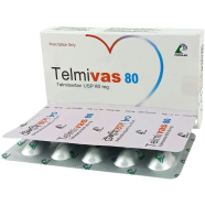Telmivas 80mg Tablet 10's Strip icon