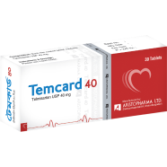Temcard 40 mg Tablet – 10's Strip icon