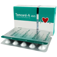 Temcard A 5mg 40mg Tablet 10's Strip
