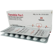 Tenobis Plus 5mg 6.25mg Tablet 14's Strip
