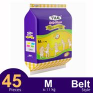 Thai Belt System Baby Diapers (M Size) (6-11kg) (45pcs)