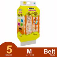 Thai Belt System Baby Diapers (M Size) (6-11kg) (5pcs)