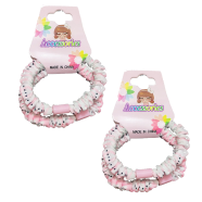Thai Multicolor Hair Band Bundle - 4pcs 