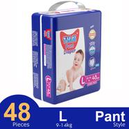 Thai Pant System Baby Diapers (L Size) (9-14 kg) (48pcs)