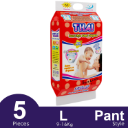 Thai Pant System Baby Diapers (L Size) (9-16kg) (5pcs)