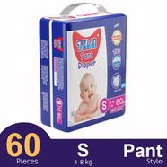 Thai Pant System Baby Diapers (S Size) (4-8 kg) (60pcs)