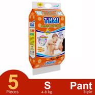 Thai Pant System Baby Diapers (S Size) (4-8kg) (5pcs)