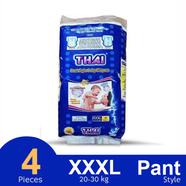 Thai Pant System Baby Diapers (XXXL Size) (20-30 kg) (4pcs)
