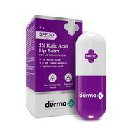 The Derma Co 1percent Kojic Acid Lip Balm SPF 30 PA plus plus for Dark and Pigmented Lips - 4g