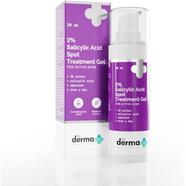 The Derma Co 2percent Salicylic Acid Spot Treatment Gel - 30 ml | Clear Acne and Prevent Breakouts | All Skin Types
