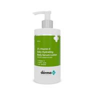 The Derma Co 2percent Vitamin E Daily Hydrating Body Serum-Lotion with Vitamin E, Lactic Acid and Oat Extract - 250 ml