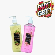The Dermalix Shea Butter Brightening Shower Gel 250ml (Buy 1 Get 1 The Dermalix Rose Soothing Shower Gel 250ml Free) image