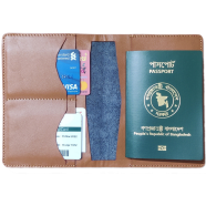 The Men's Code Black Leather Passport Holder - MPD002 icon
