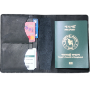 The Men's Code Black Leather Passport Holder - MPC001 icon