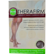 Therafirm Knee High Stockings 20 To 30 mmHg Large Firm Compression Support Nylons