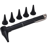 Thermocare Portable Otoscope Penlight for Ear, Eye and Throat - Black