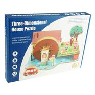 Three dimensional house puzzle