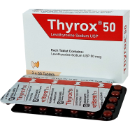 Thyrox 50 mcg Tablet 30's Strip