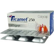 Ticamet 50 mcg Plus 250 mcg Inhalation 6's Strip Capsule icon