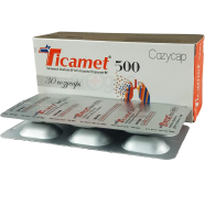 Ticamet 50 mcg Plus 500 mcg Inhalation 6's Strip Capsule icon