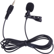 Tie Clip-on Lapel Microphone Mic For Mobile Phone 3.5mm Jack (5Fit) image