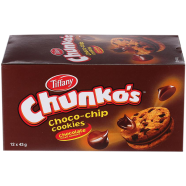 Tiffany Chunkos Chocolate C.Chips Cookies 43gm 10 pcs Box - 131701100