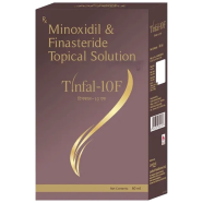 Tinfal 10F Minoxidil and Finasteride Topical Solution 60 ml