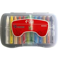 Joytiti Beeswax Crayon Triangular Sticks - 12 Color