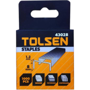Tolsen 1000 pcs Staples Wire Refill 1.2x08 mm for Wood Plywood chipboard - Model : 43028 icon