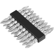 Tolsen 10 Pcs Double End Screwdriver Bits Set Industrial Quality with Magnet - Model : 20360 