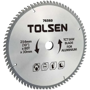 Tolsen 10inch TCT Circular Saw Blade 254mm For Aluminum Cutting - 76560 icon