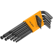 Tolsen 13 Pcs Ball Point Long Arm Allen Hex Key Set Inches Black Finish - Model : 20090 icon