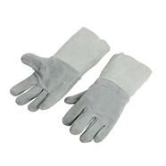 Tolsen 1 Pair Cow Split Leather Welding Gloves Gray - Model : 45025 