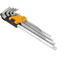 Tolsen 9 Pcs Extra Long Arm Allen Hex Ball L Key Set - Model : 20054 icon