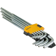 Tolsen 9 Pcs Extra Long Arm Torx Hex Key Set - Model : 20057 icon