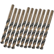 Tolsen Black and Gold HSS Fractional 4.2 mm Straight Shank Jobber Length Drill Bit - Model : 75114