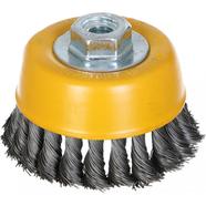 Tolsen M14 Industrial Cup Twist Wire Brush With Nut 100mm - 77509
