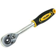 Tolsen Quick Release Reversible Socket Ratchet Wrench 3/8 inch Square Drive Industrial Series - Model : 15119