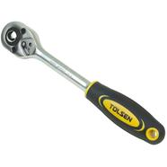 Tolsen Quick Release Reversible Socket Ratchet Wrench 1/2 inch Square Drive Industrial Series - Model : 15120