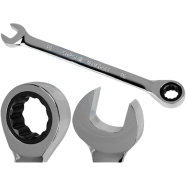 Tolsen Ratchet Gear Spanner Fixed Head 10 mm Combination Wrench Cr-V - Model : 15206