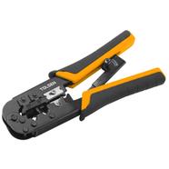 Tolsen Ratchet Modular Crimping Pliers 7.3 Inch with round cable stripper Industrial Series - Model : 38054