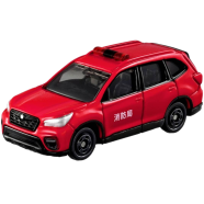 Tomica NO.99 SUBARU FORESTER FIRE COMMAND VEHICLE - 4904810224389