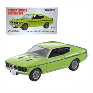 Tomytec Tomica Limited 1/64 Vintage NEO Diecast LV-N204d Colt Galant GTO MR Yellow Green Scale Model Car